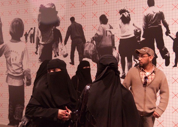 Mujeres con niqab, en Beirut. (Mónica G. Prieto)