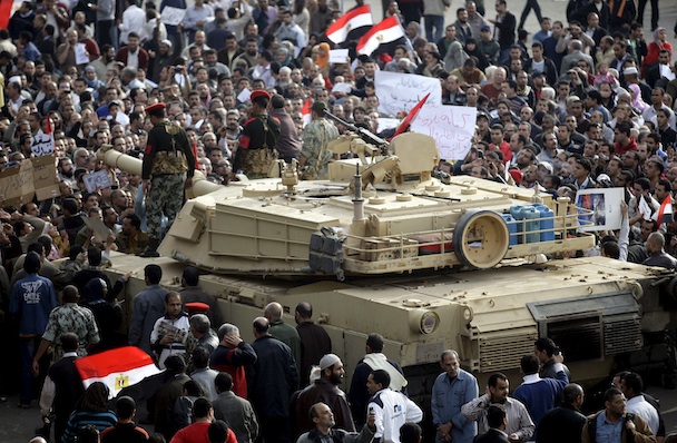 Manifestación en Egipto
