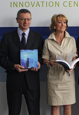 Alberto Ruiz-Gallardón y Esperanza Aguirre
