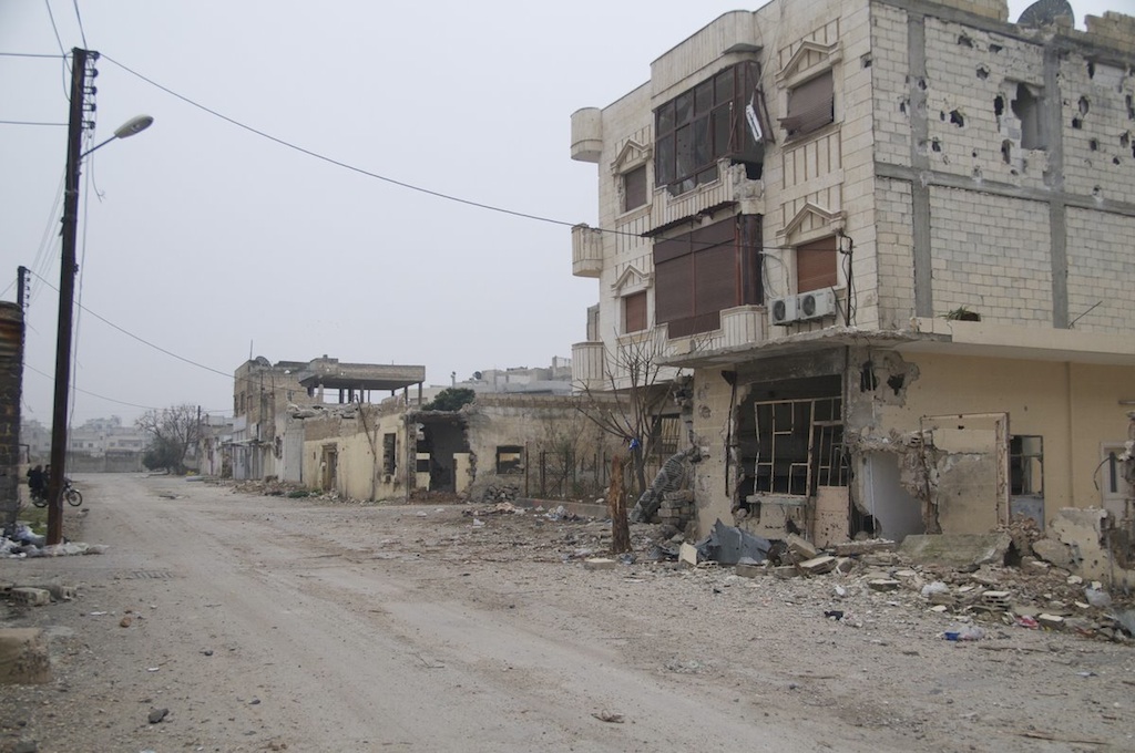 Casa bombardeada en Baba Amr (Homs)
