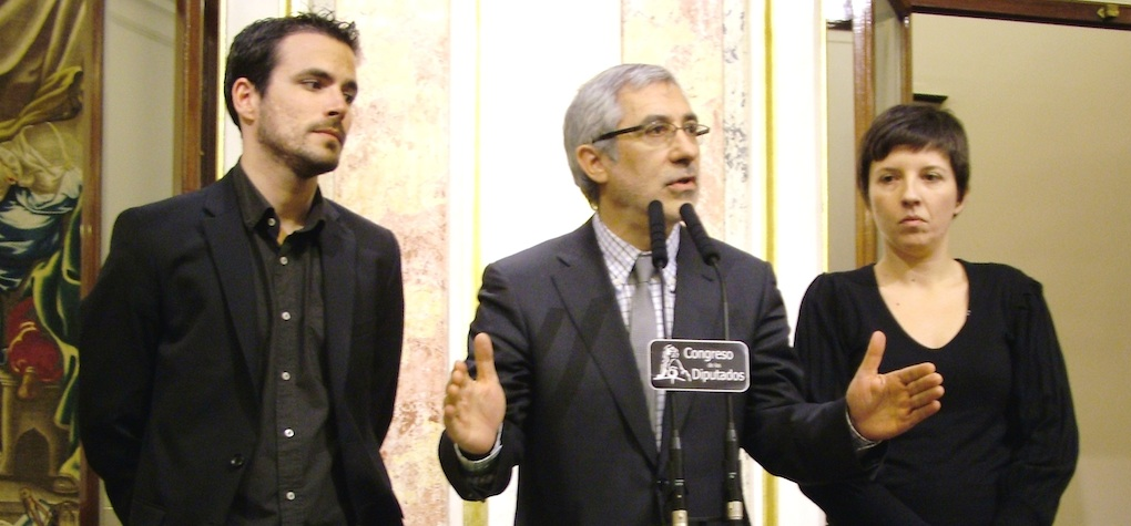 Garzón, Llamazares y Ortiz