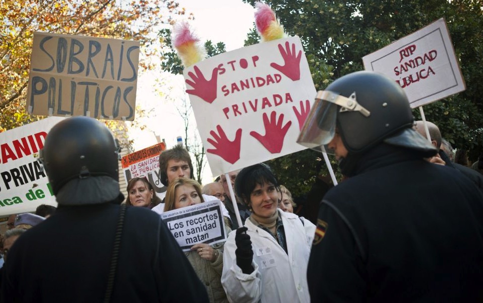 Protesta Sanidad Asamblea de Madrid 2