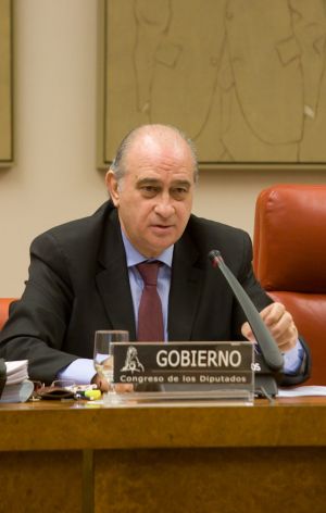 El ministro del interior, Jorge Fernández Díaz, en una comparecencia en el Congreso. / Efe