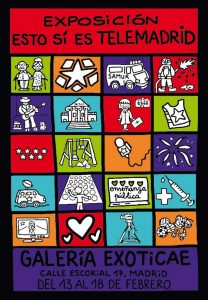 Cartel de la exposición de Telemadrid
