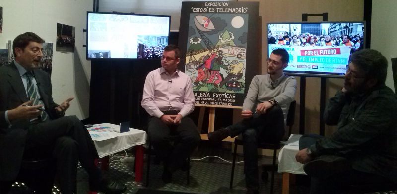 De izquierda a derecha; Alfonso García, Manuel Rico, Angel Calleja y Angel García (moderador)/ S. P.