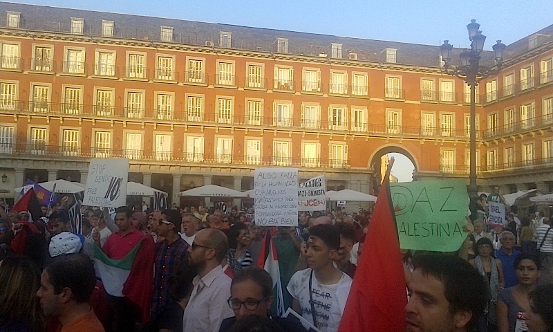 manifestación_plaza_Mayor