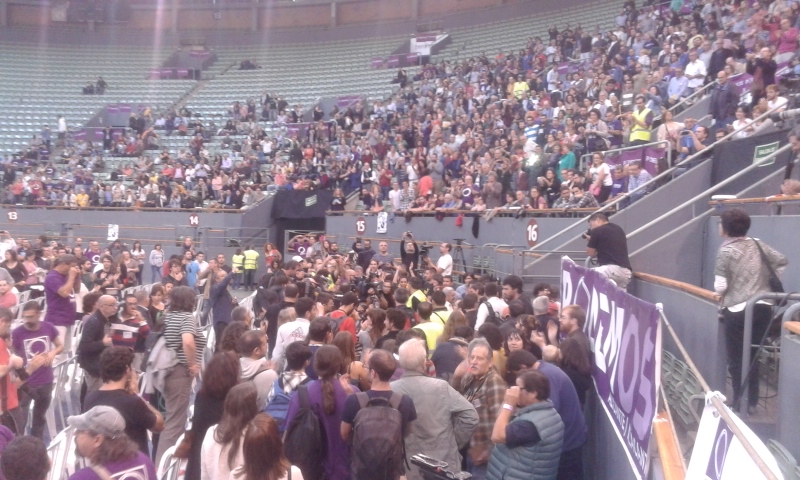 Podemos llegada Echenique