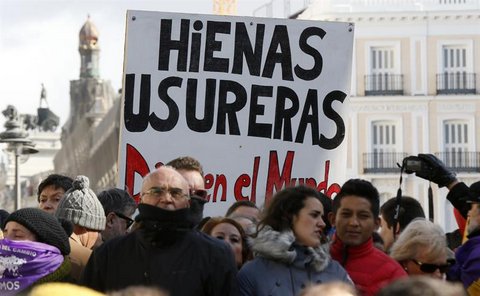 Manifestación de Podemos
