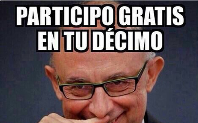 Meme sobre la lotería.