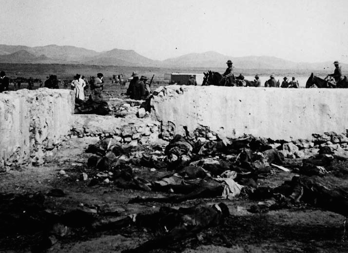 restos de los soldados muertos en el desastre de Annual