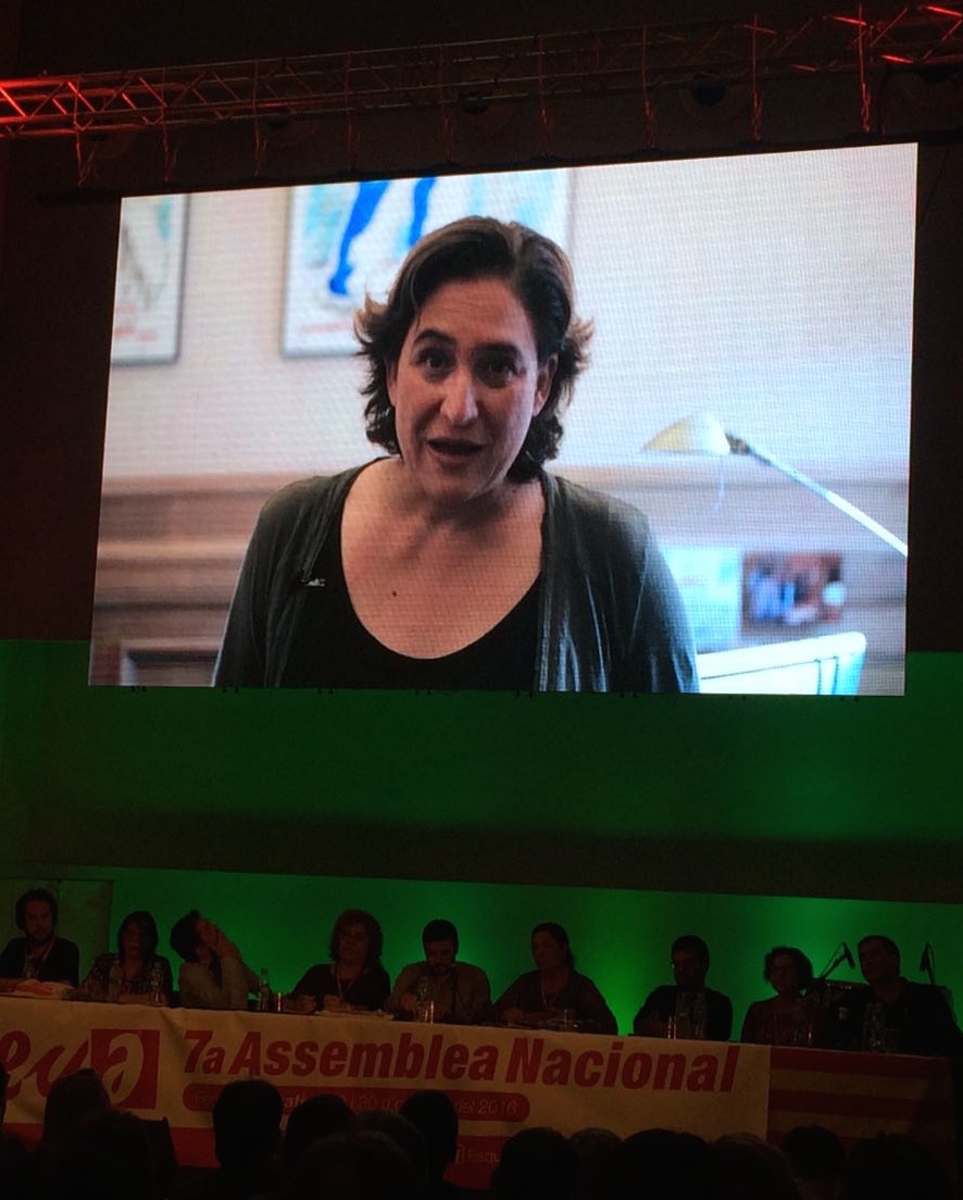 Ada Colau (En Comú). Nueva formación catalana