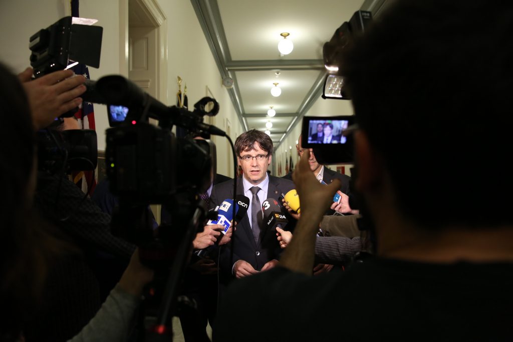 El president de la Generalitat, Carles Puigdemont,
