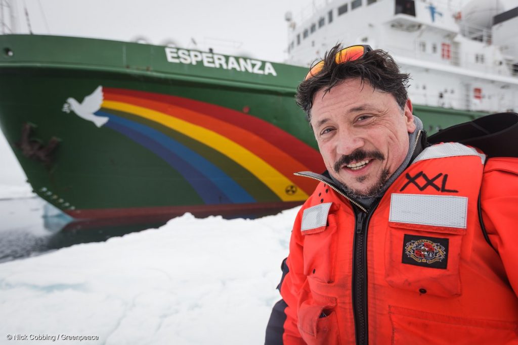 Carlos Bardem en la Antártida