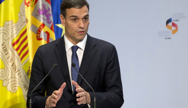 El presidente del Gobierno, Pedro Sánchez