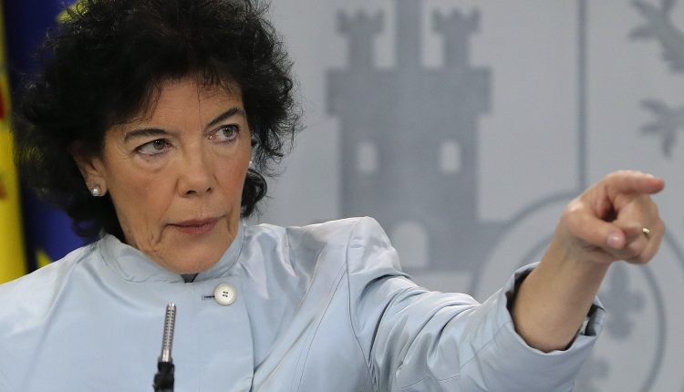 Rueda de prensa de Isabel Celaá tras primera reunión del Consejo de Ministros