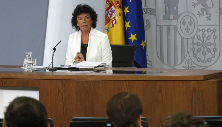 ministra portavoz, Isabel Celaa