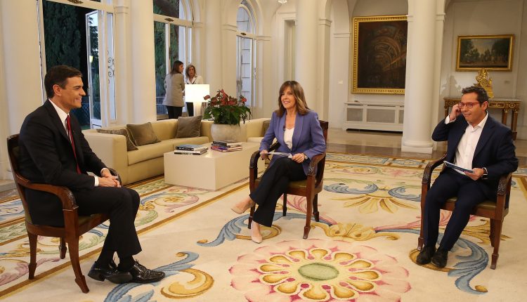 El presidente del Gobierno, Pedro Sánchez