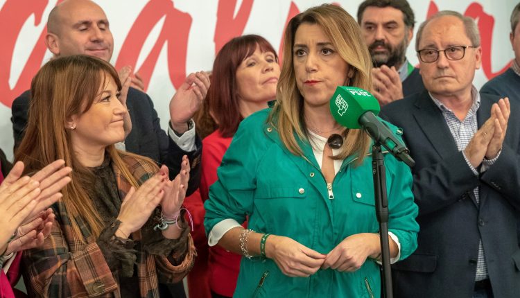 SUSANA DÍAZ COMPARECE EN SEVILLA TRAS RESULTADOS ELECCIONES