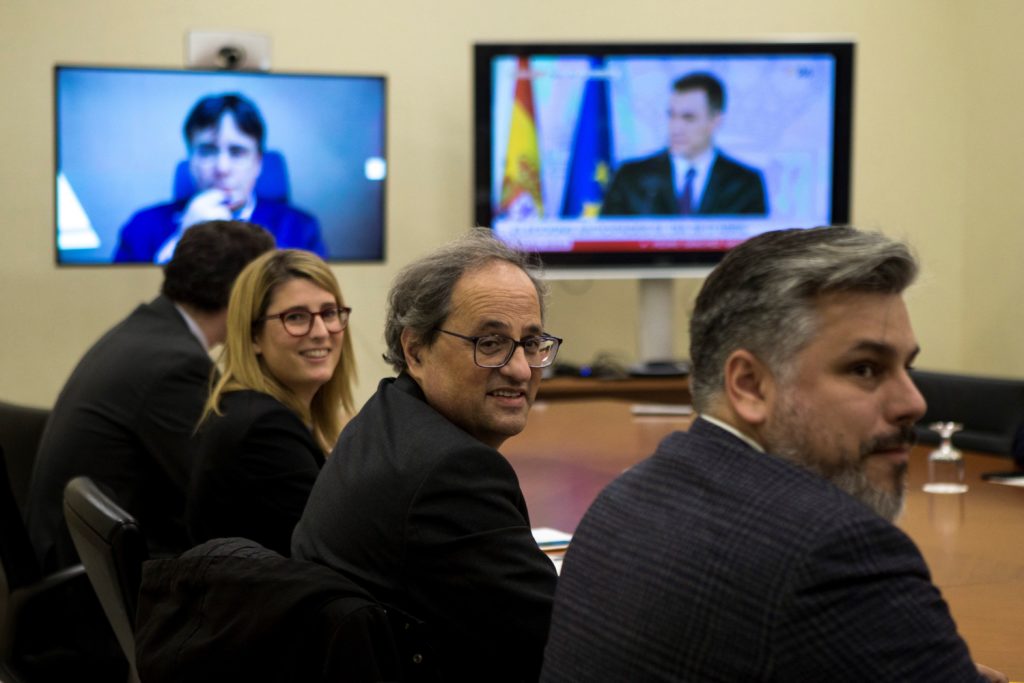 Reunión estratégica de Junts Per Catalunya y PDeCAT