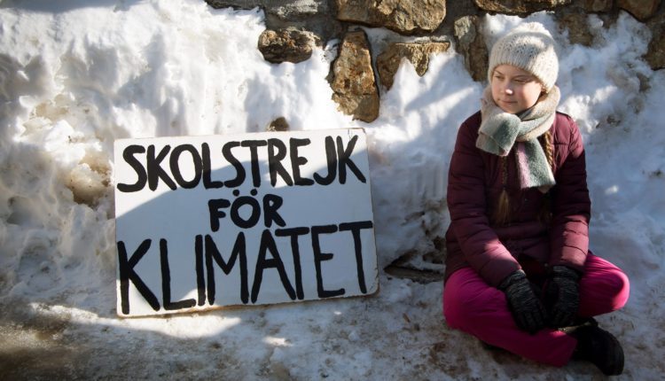 Greta Thunberg protestas clima