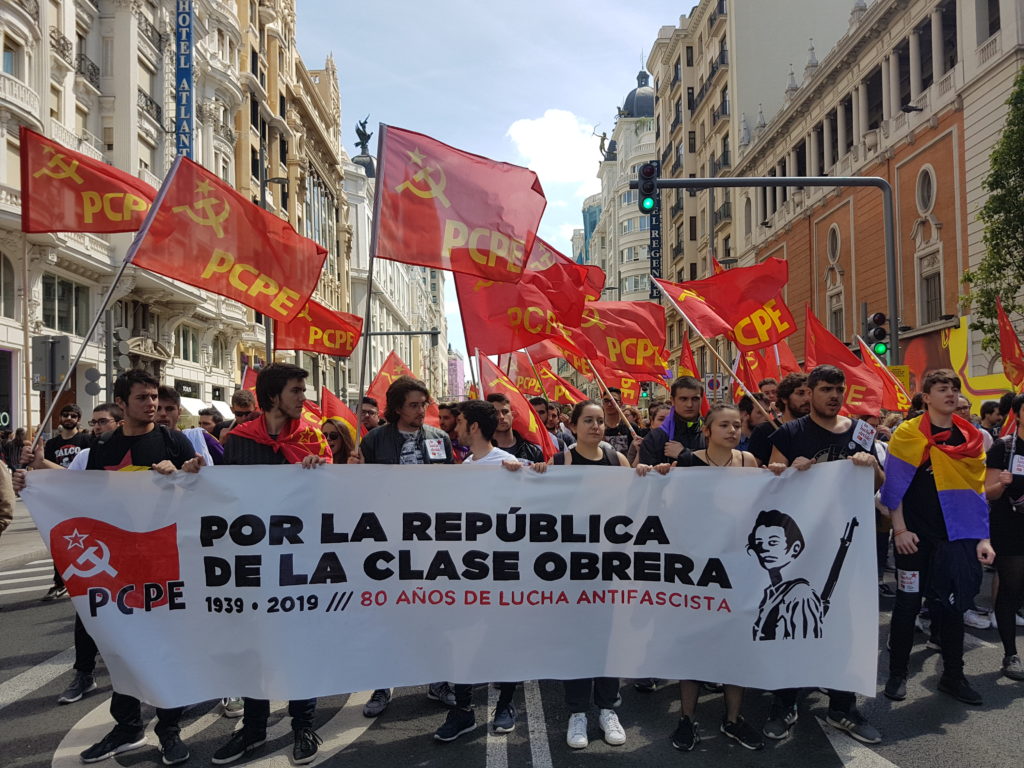 Manifestación por la República en Madrid el 14 de abril