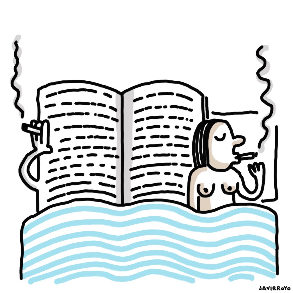 A la cama con un buen libro.