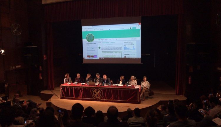Presentación de la iniciativa Complutenses por el Clima el pasado 21 de mayo emergencia climática