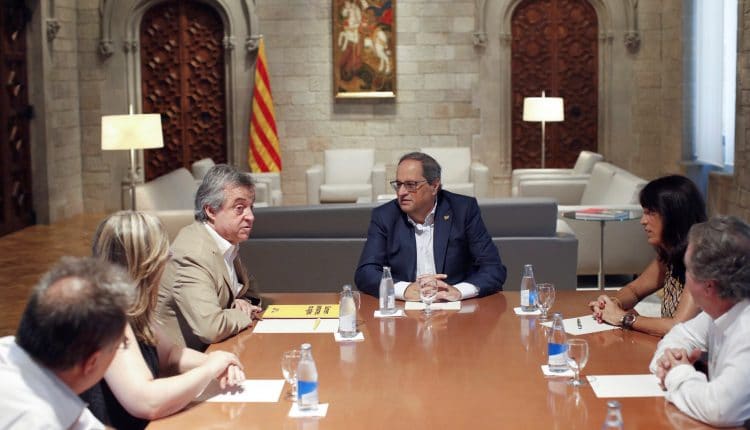 Quim Torra y Antonio Morral