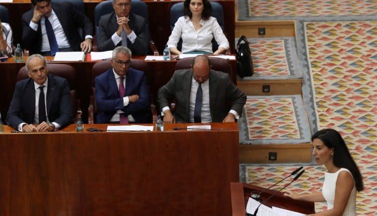 Segunda jornada del debate de investidura de Isabel Díaz Ayuso