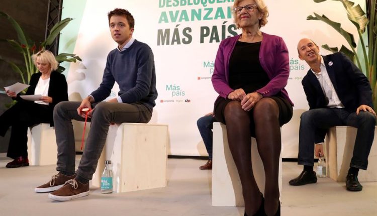 Acto de cierre de la campaña de Más País "Desbloquea, avanza" en la Casa de Campo./ Efe