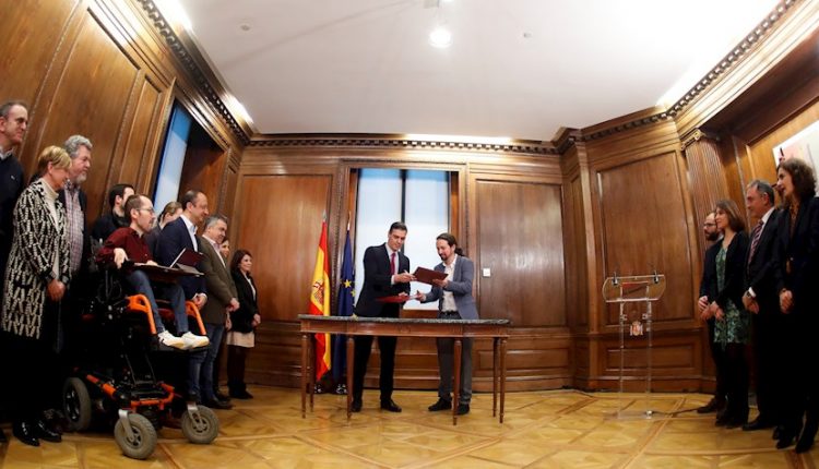 acuerdo gobierno psoe up