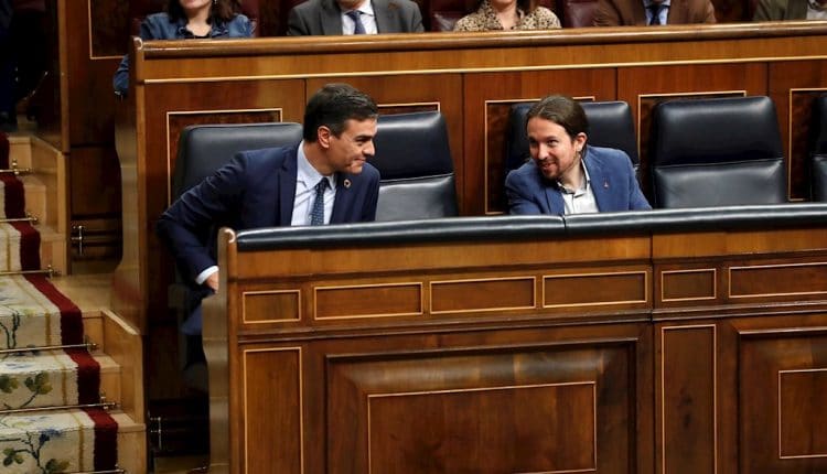 Sánchez e Iglesias caos