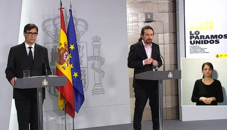 Pablo Iglesias y Salvador Illa