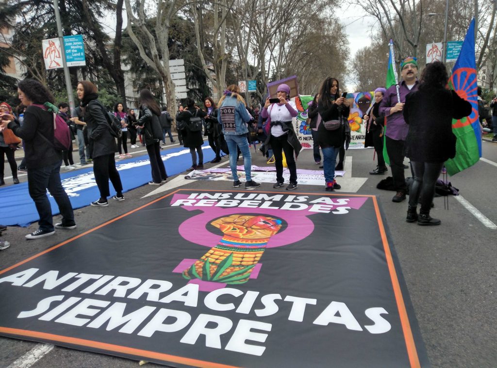 Los primeros bloques llegan a la manifestación