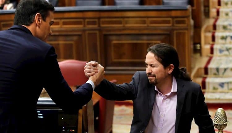 Pablo Iglesias y Pedro Sánchez