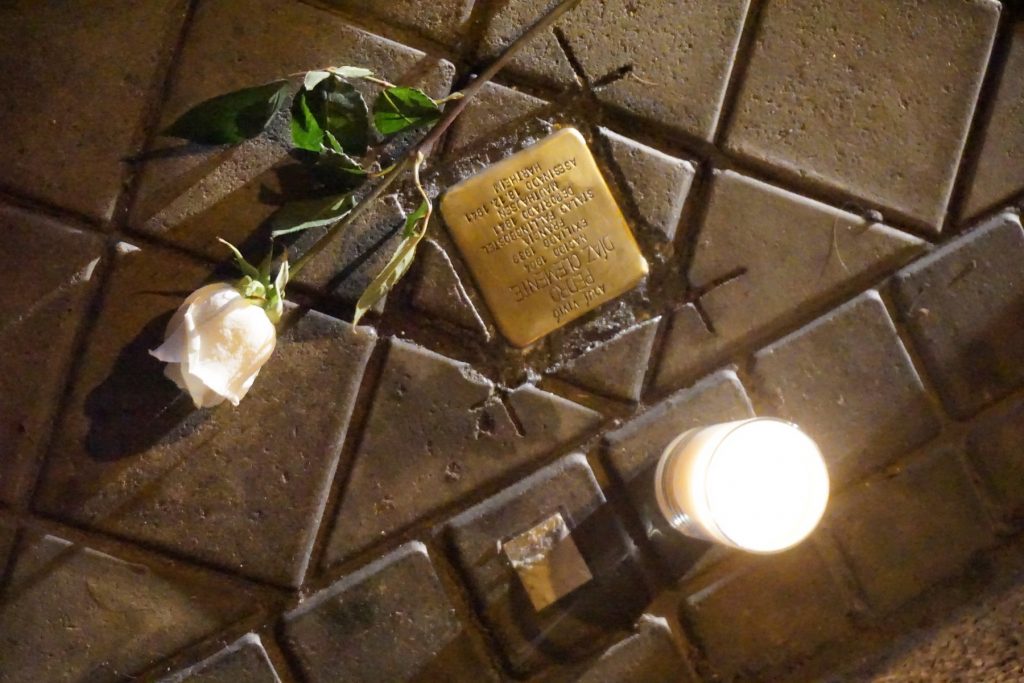 La piedra que recuerda a Pedro Díaz./ Jesús Rodríguez