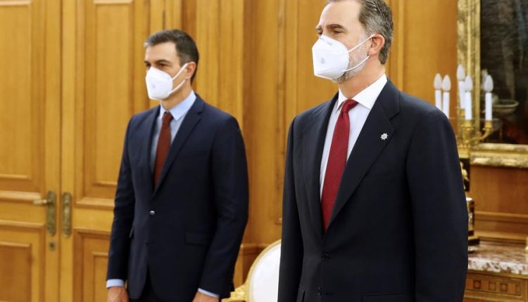 Pedro Sánchez y Felipe VI