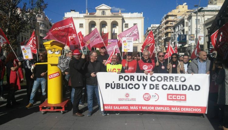Correos protesta alicante